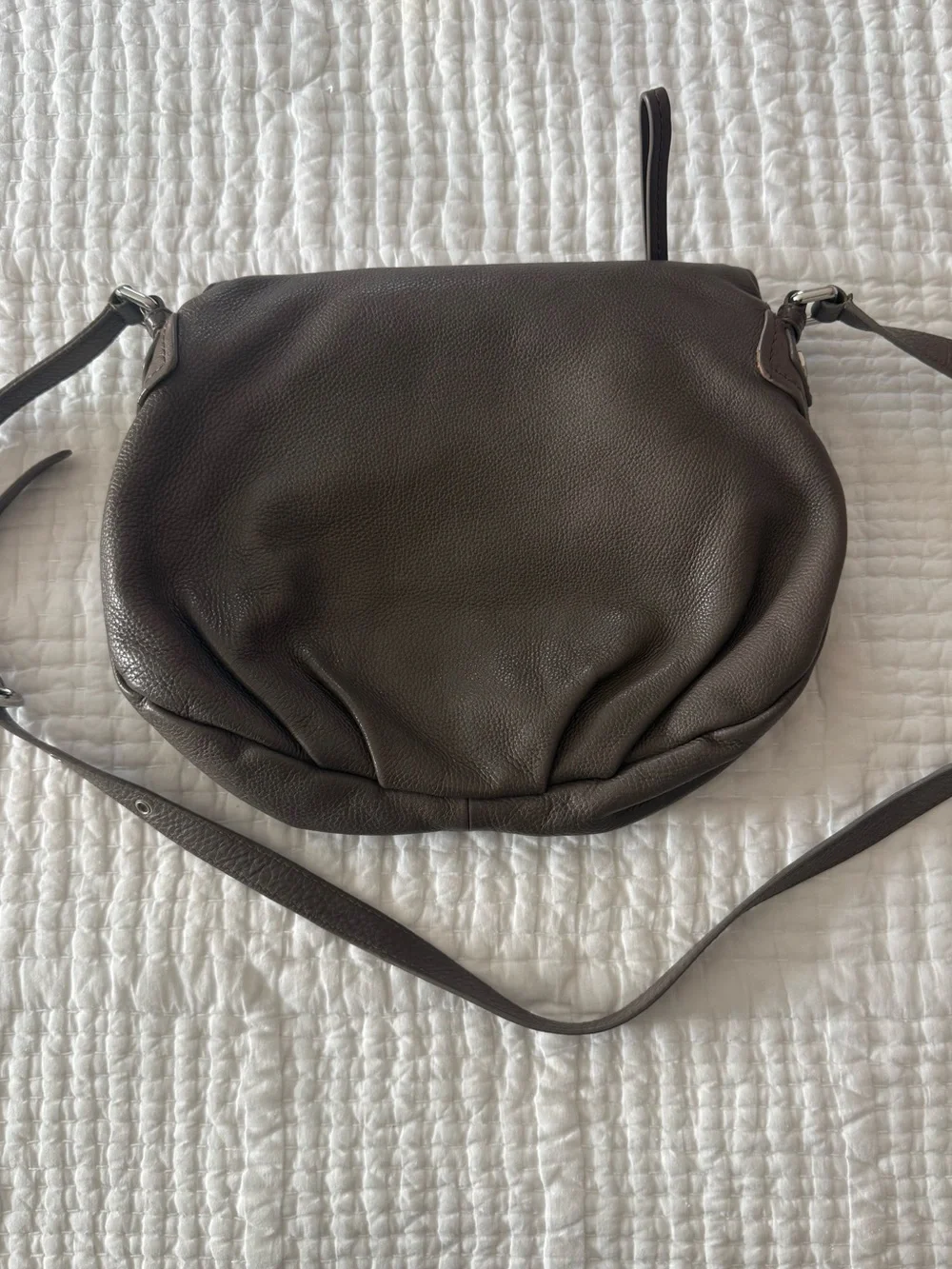 Marc by Marc Jacobs Grey Leather Crossbody Bag